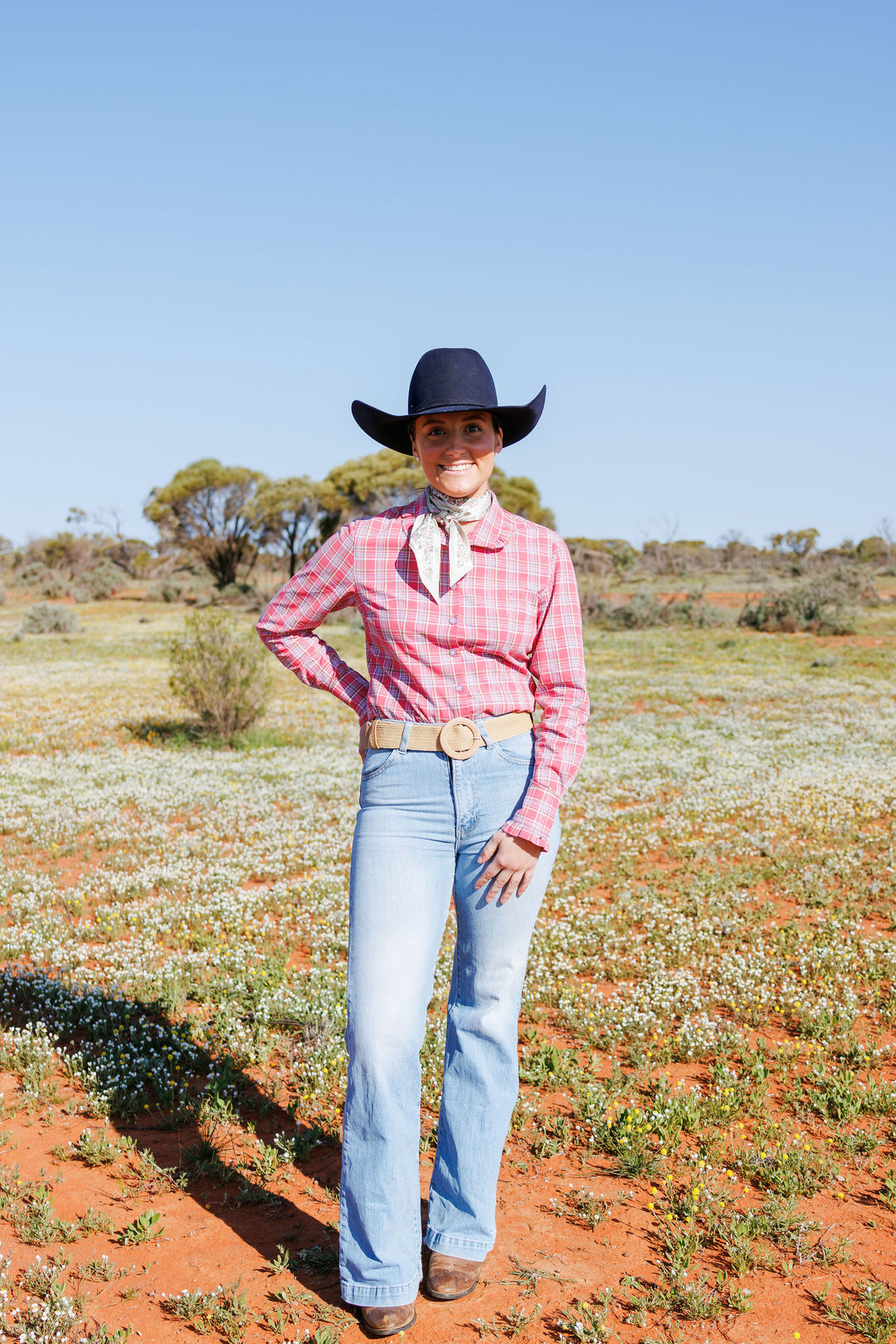 Blackcolt Clothing - Lilly Shirt Pink Check
