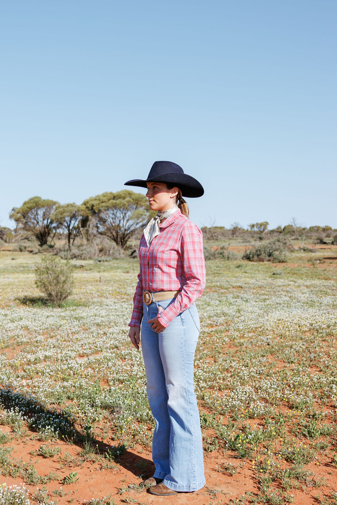 Blackcolt Clothing - Lilly Shirt Pink Check