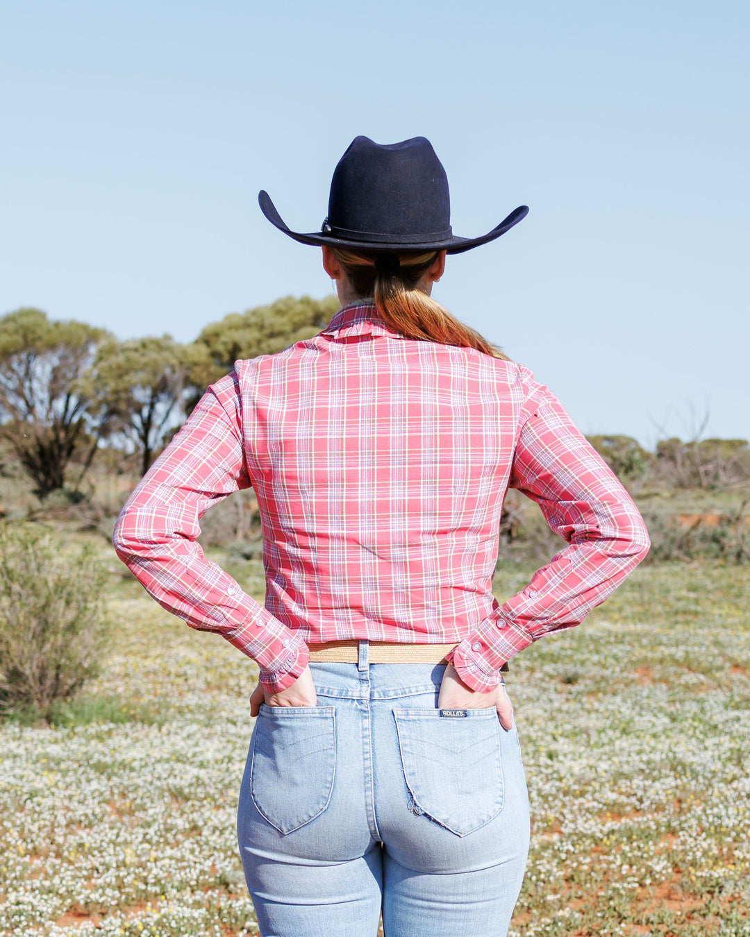 Blackcolt Clothing - Lilly Shirt Pink Check