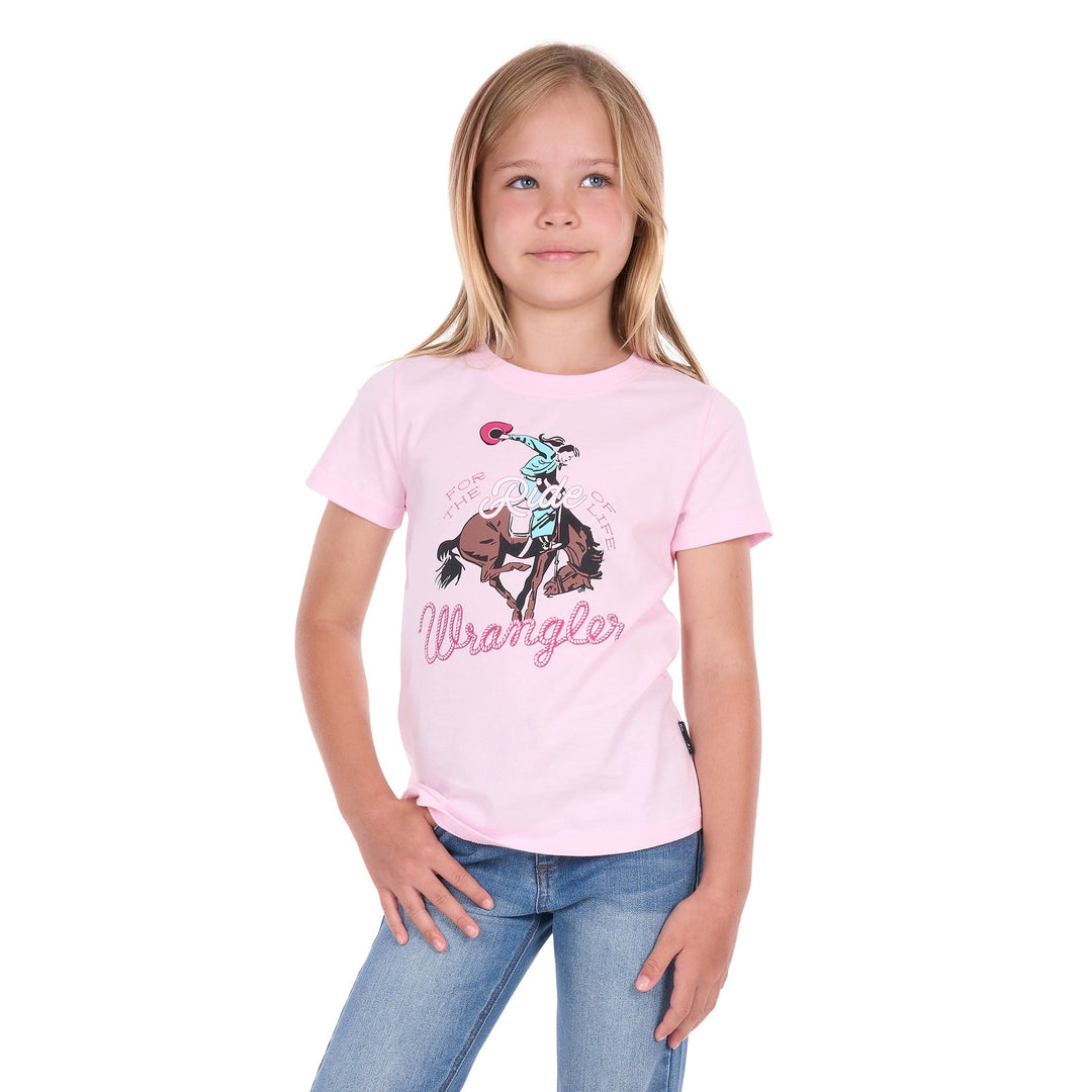 Wrangler - GIRLS SHORT SLEEVE JENNA TEE - S26