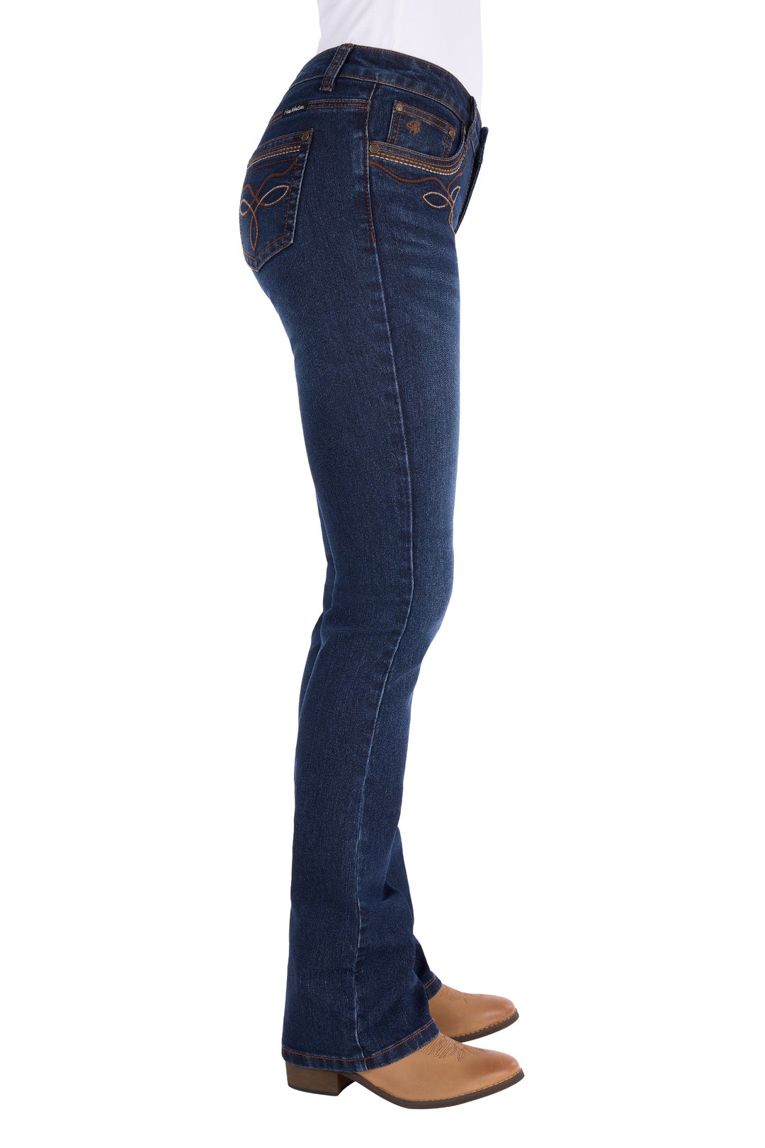 Pure Western - Women's Eden Boot cut Jean in Evening Sky