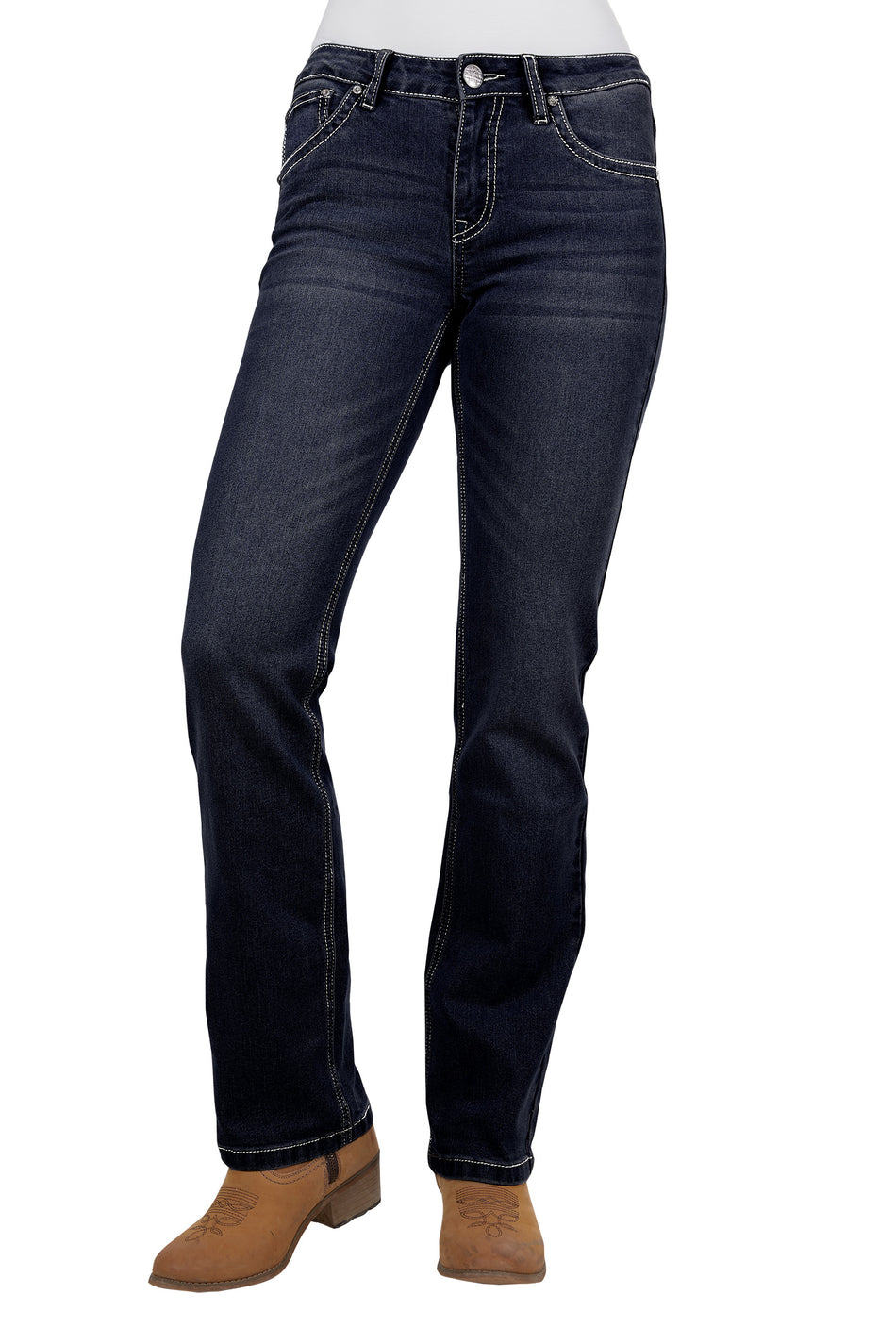 Pure Western - Womens Kim Hi Rise Bootcut Jean