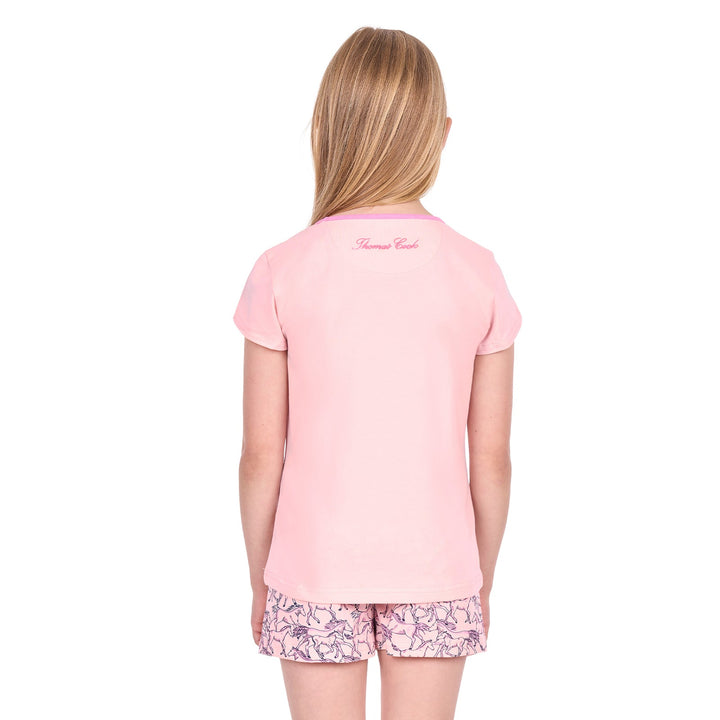 Thomas Cook - Girl’s Running Horses Glow In The Dark Pj’s