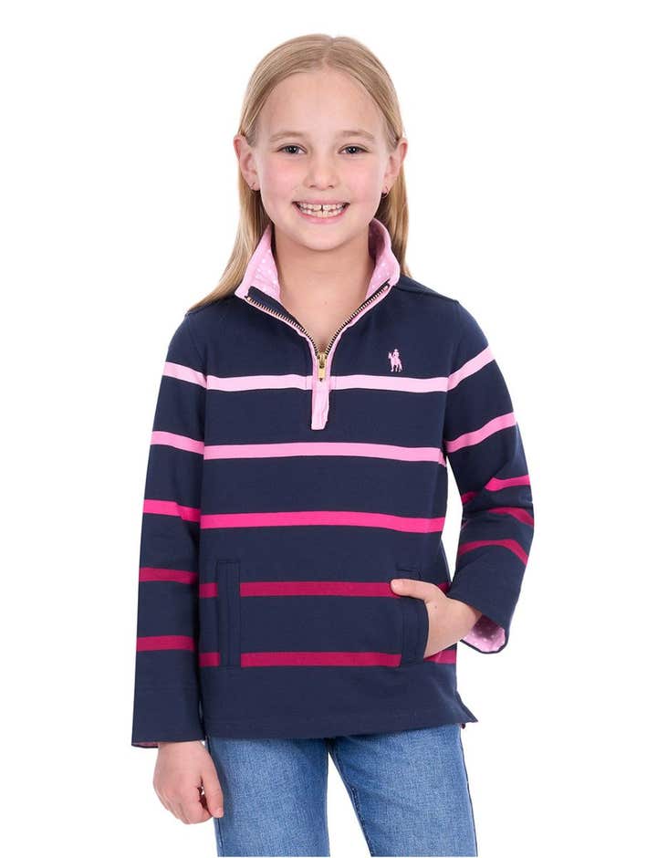 Thomas Cook - GIRLS GEMMA 1/4 ZIP RUGBY W26