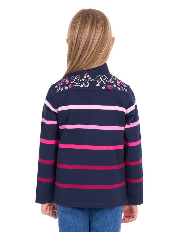 Thomas Cook - GIRLS GEMMA 1/4 ZIP RUGBY W26