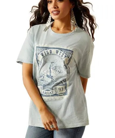 Ariat - Women’s Rodeo Short Sleeve Tee - Wild West Stamp