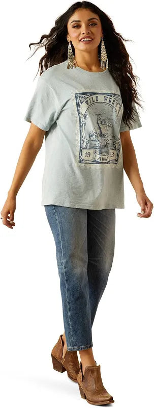 Ariat - Women’s Rodeo Short Sleeve Tee - Wild West Stamp