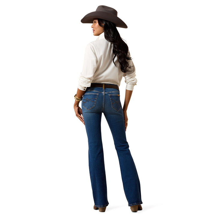 Ariat - Womens Perfect Rise Sadie Ultra Stretch Boot Cut Jeans in Oasis