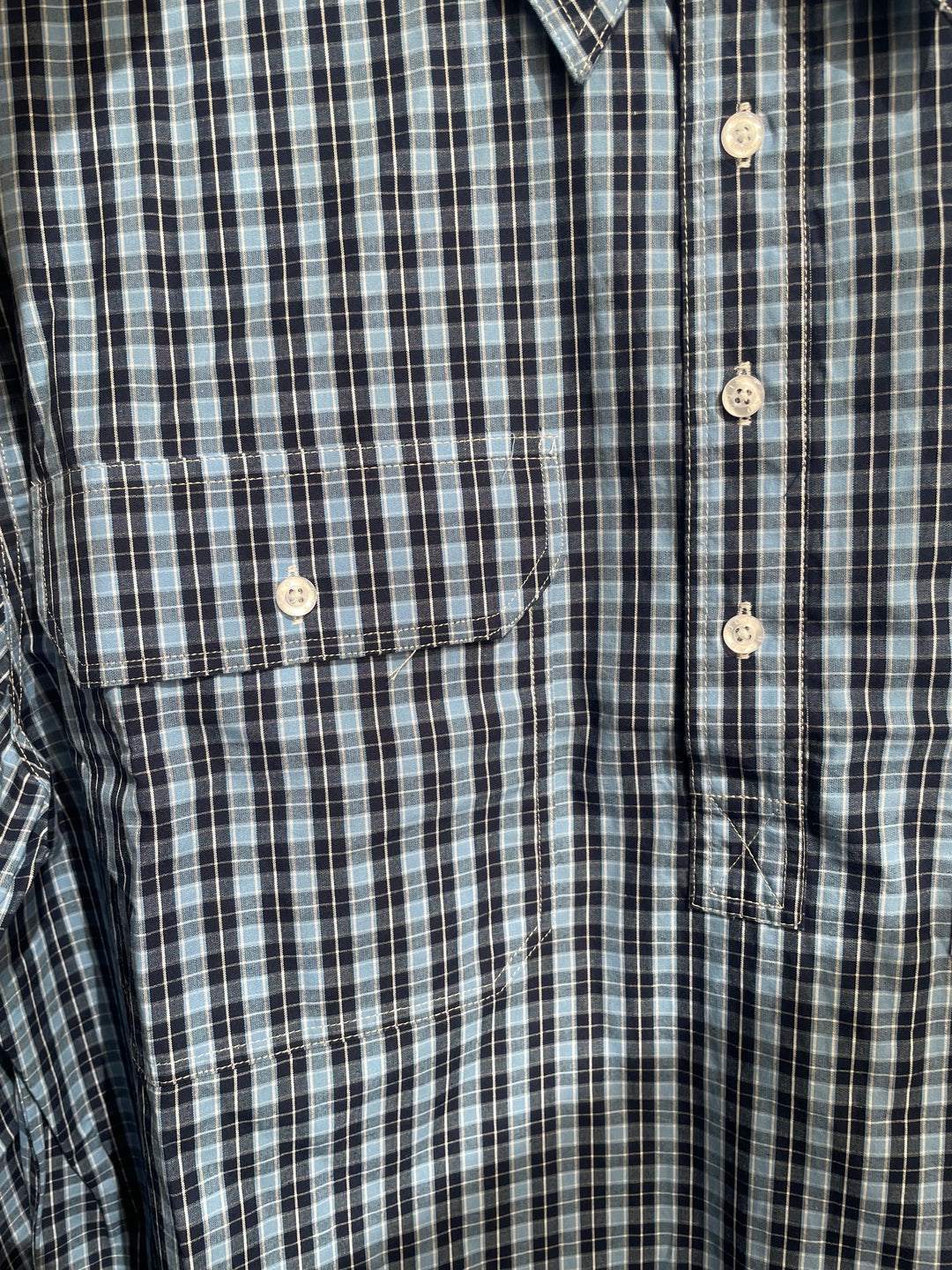 Hard Slog - MENS WYATT HALF PLACKET LONG SLEEVE SHIRT S26 (Copy)