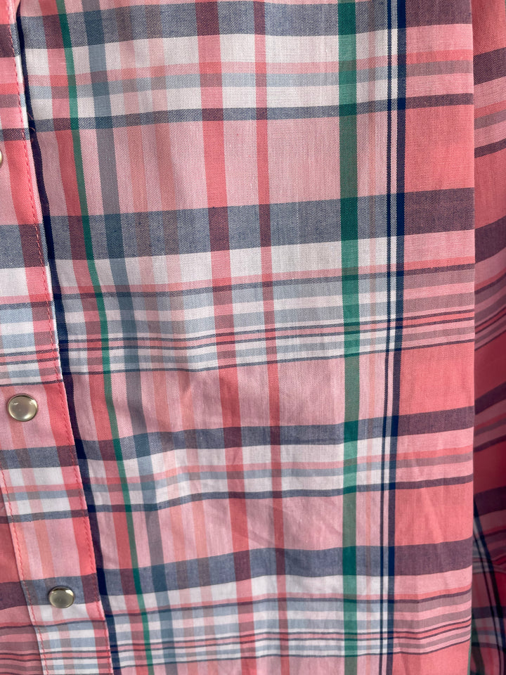 Wrangler - Women’s Kiara Check Western Long Sleeve Shirt S26