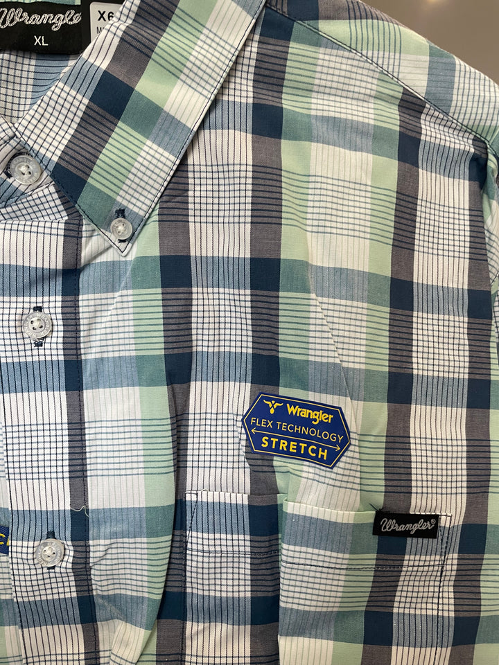 Wrangler - MENS DALE LONG 1 POCKET SLEEVE SHIRT S26