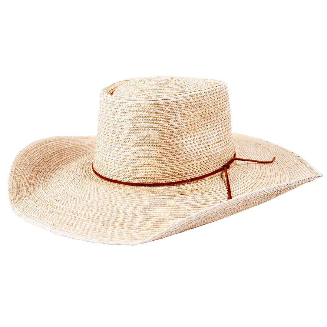 Sunbody Hats - Reata 3 OAK Guatemalan standard palm leaf Hat