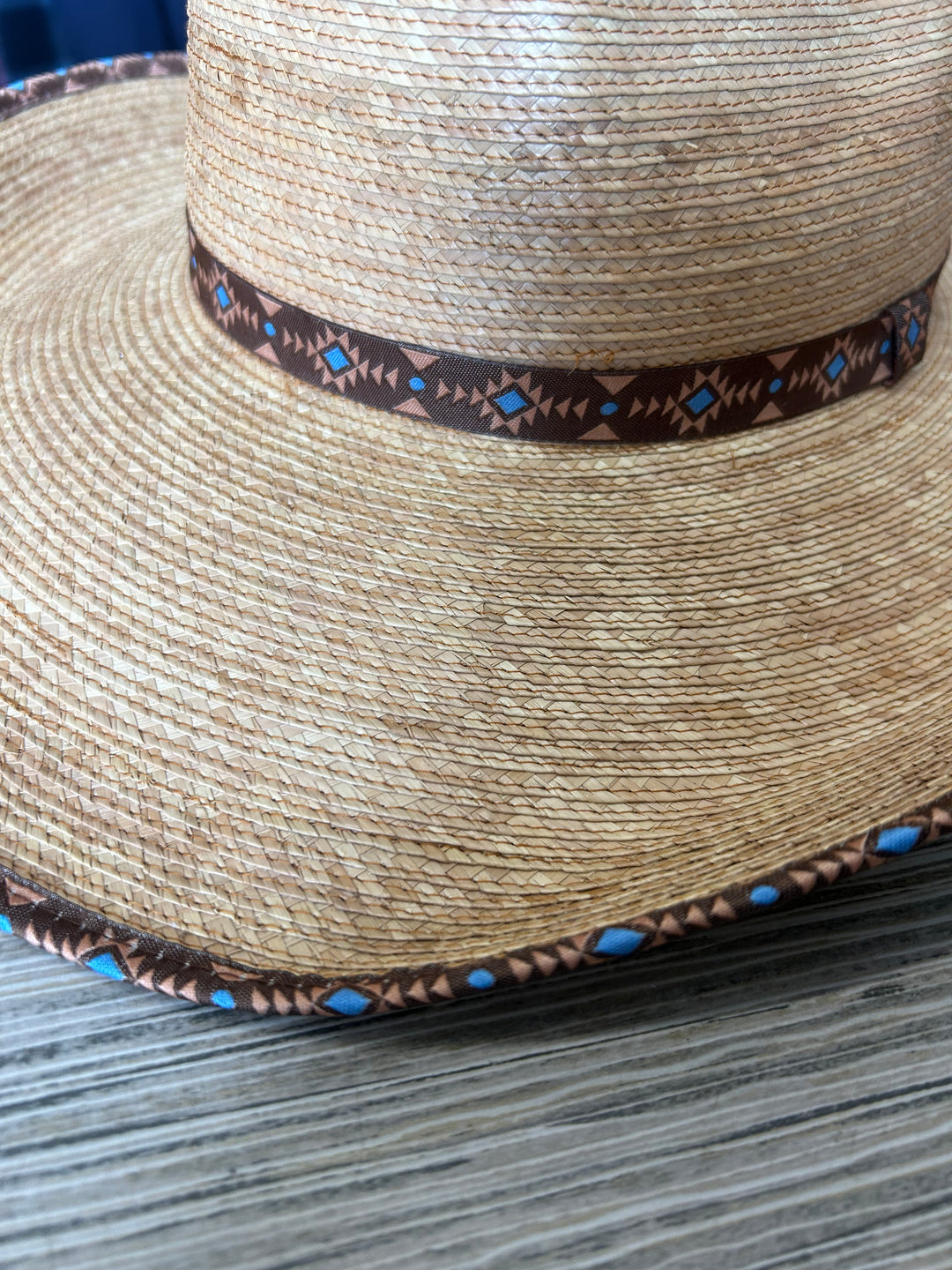 Sunbody - Ava Oak 4.5 inch brim with Tan Aztec