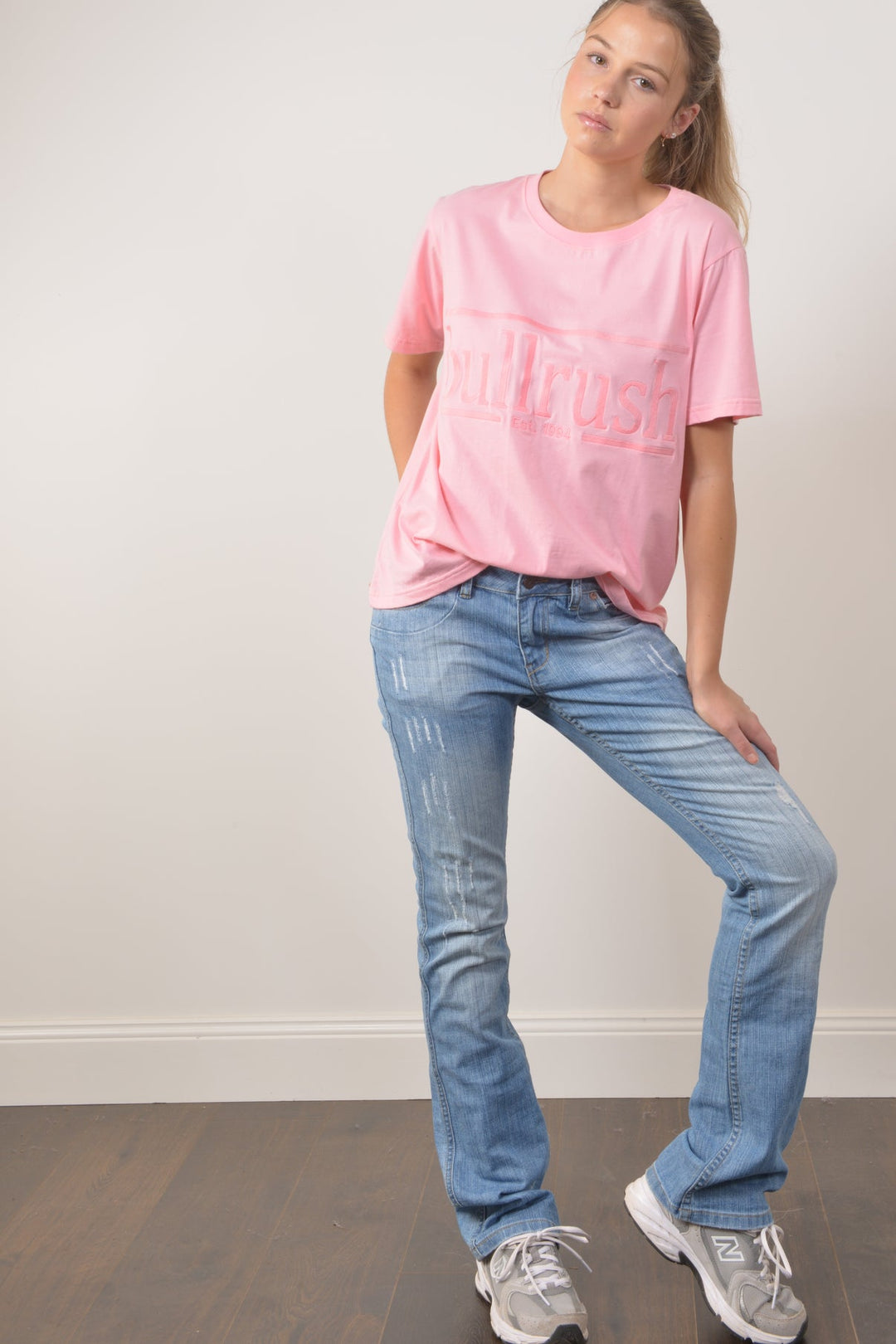 Bullrush - Heritage Tradition Tee in Pink S26