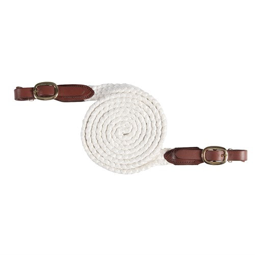 Cottonfields - Roper Reins with buckle ends in White