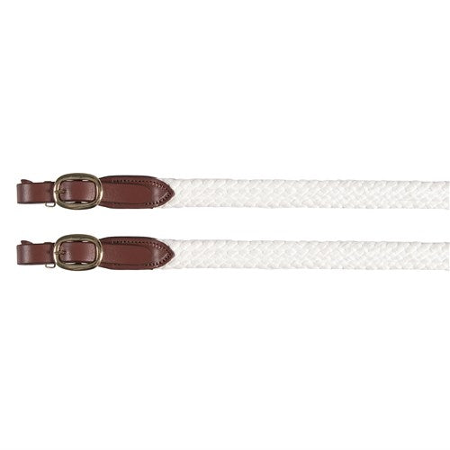 Cottonfields - Roper Reins with buckle ends in White