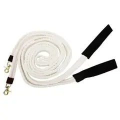 Cottonfields - Cottonfields Split Reins in White 8'0"/244cm