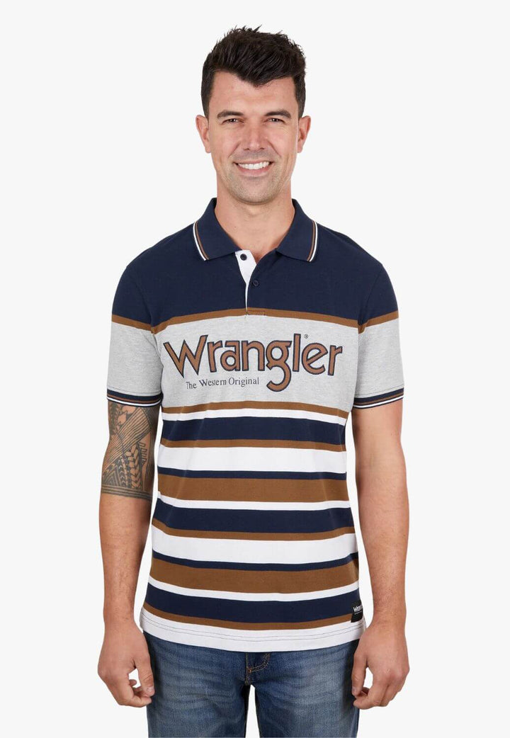 Wrangler - Mens Nash Polo T-shirt