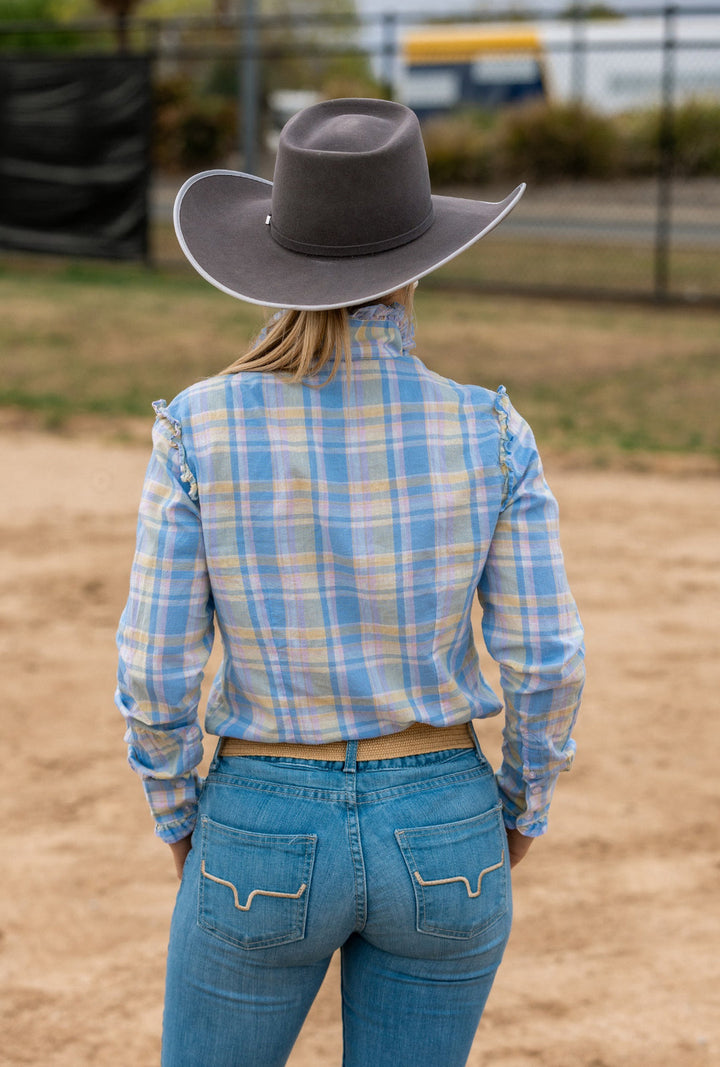 Sara shirt in Blue & Yellow Check