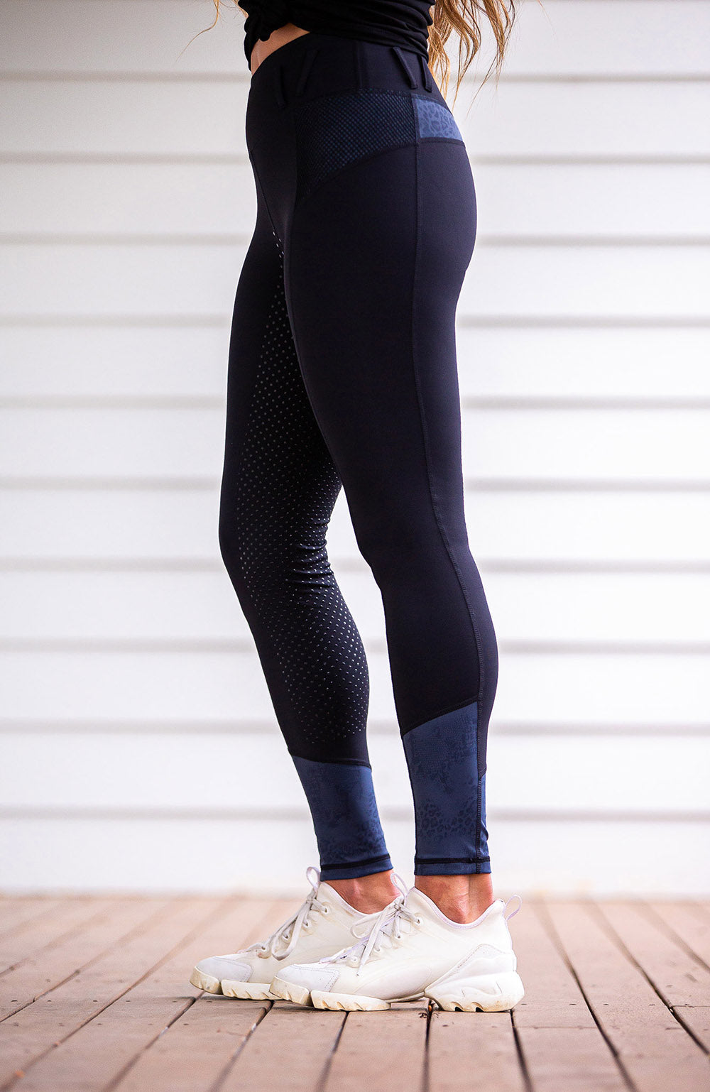 Bare Equestrian - Youth Performance Riding Tights in Old Navy