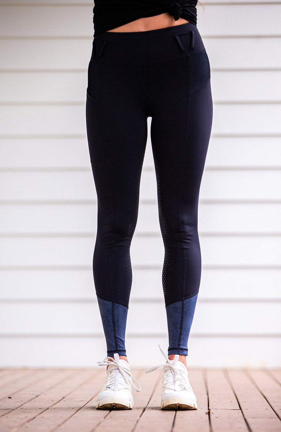 Bare Equestrian - Youth Performance Riding Tights in Old Navy