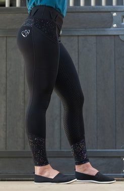 Bare Equestrian - Youth Performance Riding Tights in Galaxy
