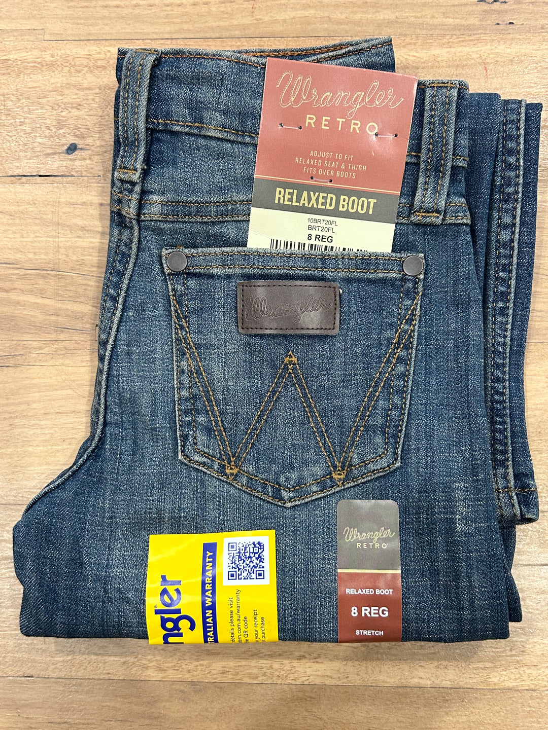 Wrangler - Boys Retro Western Relaxed Boot Jean in Falls City BRT20FL