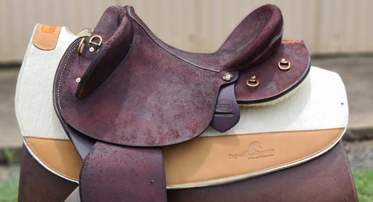 Toprail Equine - Oval Campdraft Wool Pad