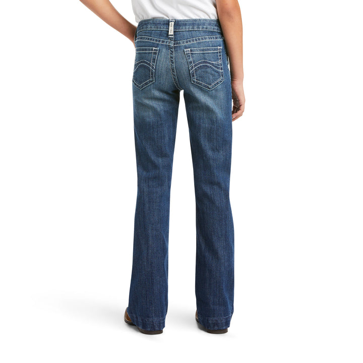 Ariat - R.E.A.L Girls Marley Wide Leg Jean in Chill Blue