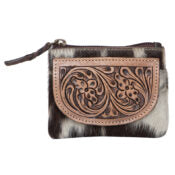 TDE - Tooling Leather Cowhide Zip Purse – AC46
