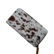 TDE - Merida Cowhide Sunflower Tooling Leather Zippered Wallet – AW34 – Merida