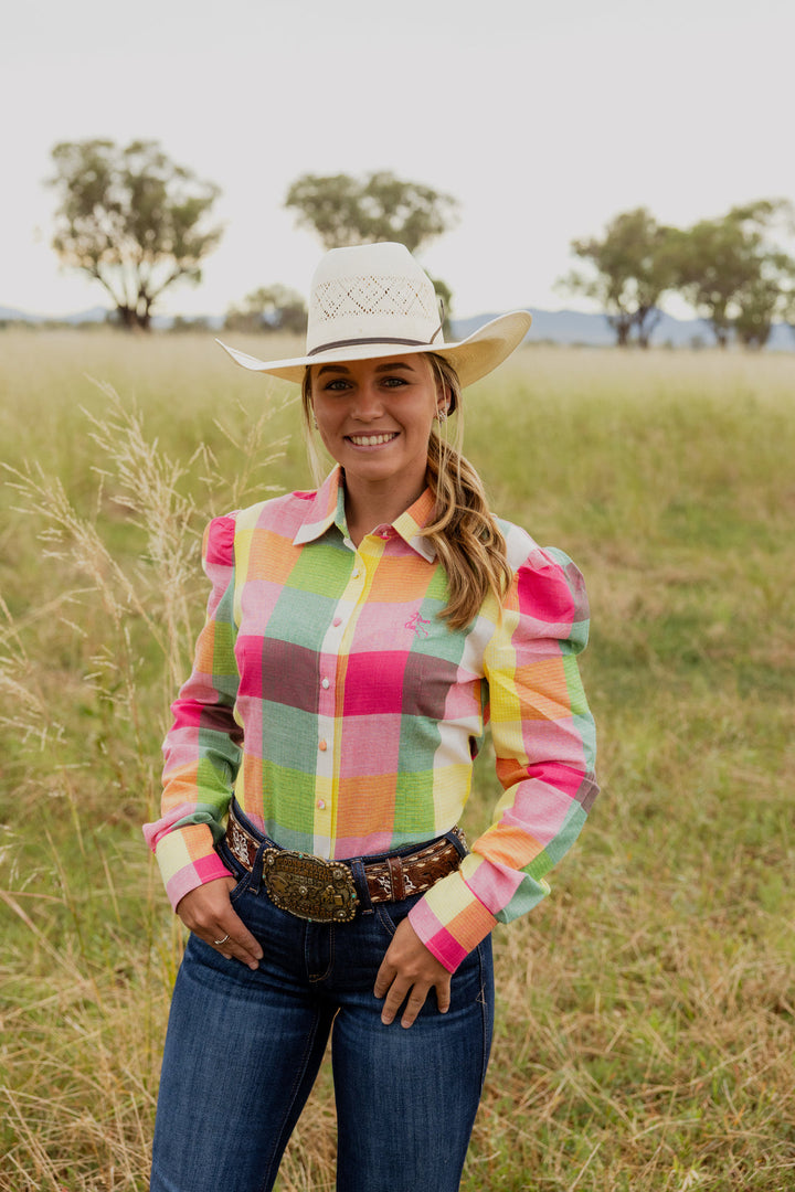 Blackcolt - Maggie in Pink & Yellow Check