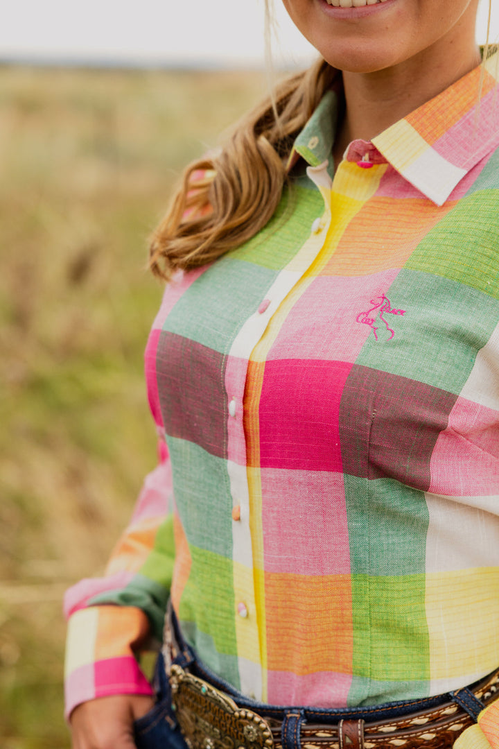 Blackcolt - Maggie in Pink & Yellow Check