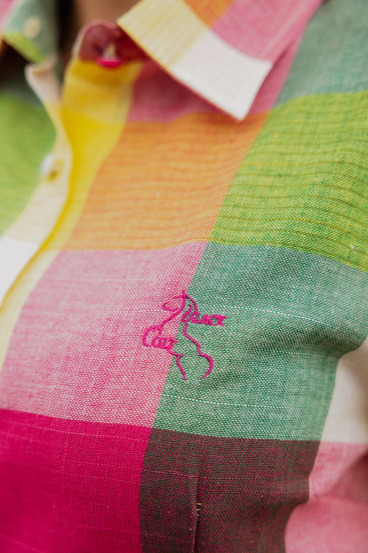 Blackcolt - Maggie in Pink & Yellow Check