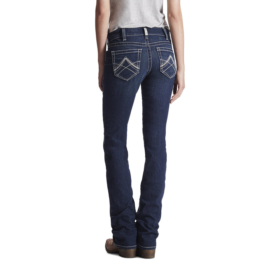 Ariat - Womens Straight Icon Jeans in Ocean (Regular Length)