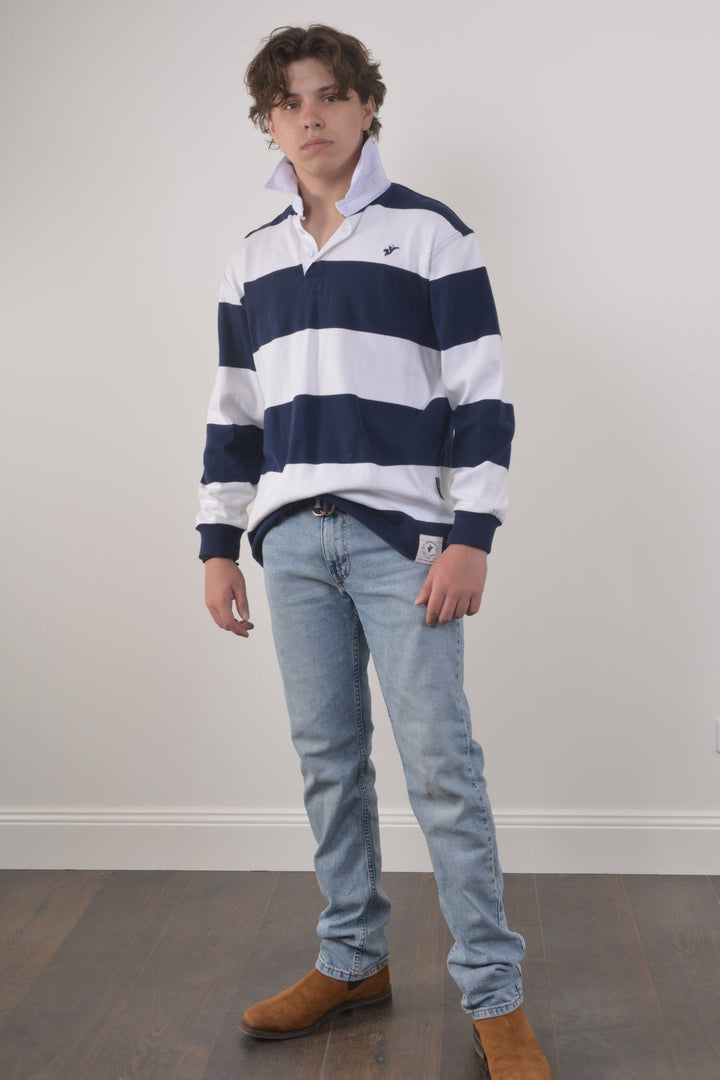 Bullrush - Seasonal Duo Rugby in Navy