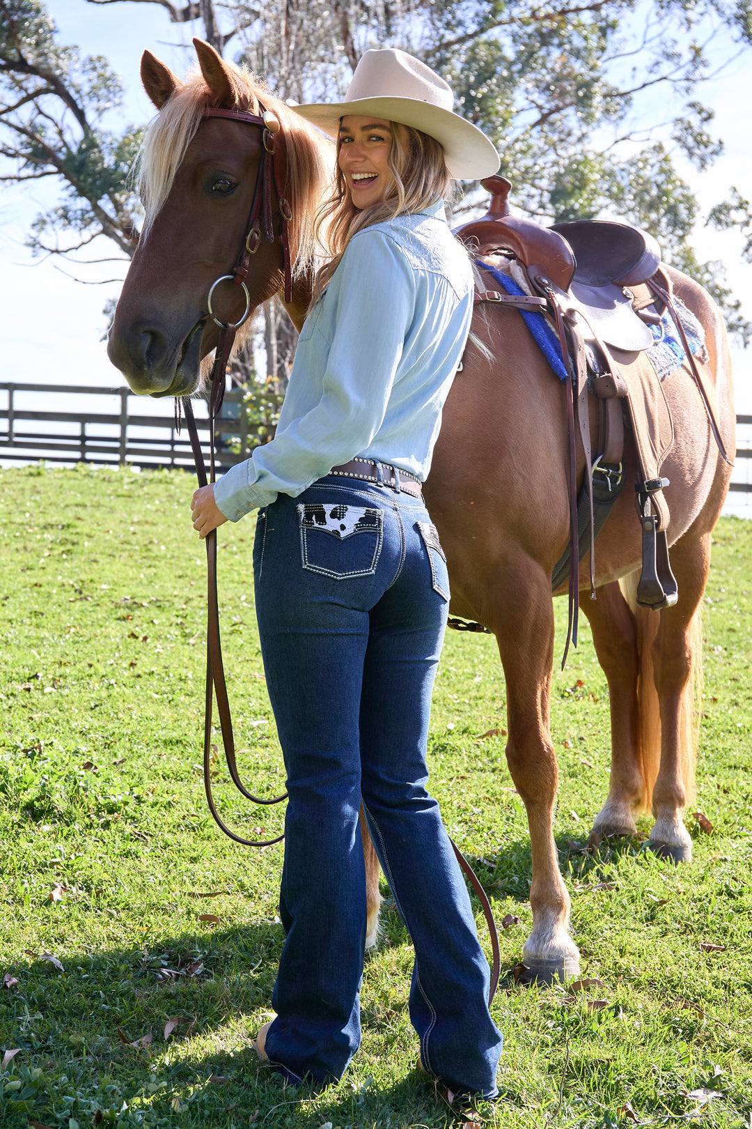 Pure Western - Womens Pia R Rider Jean 36L