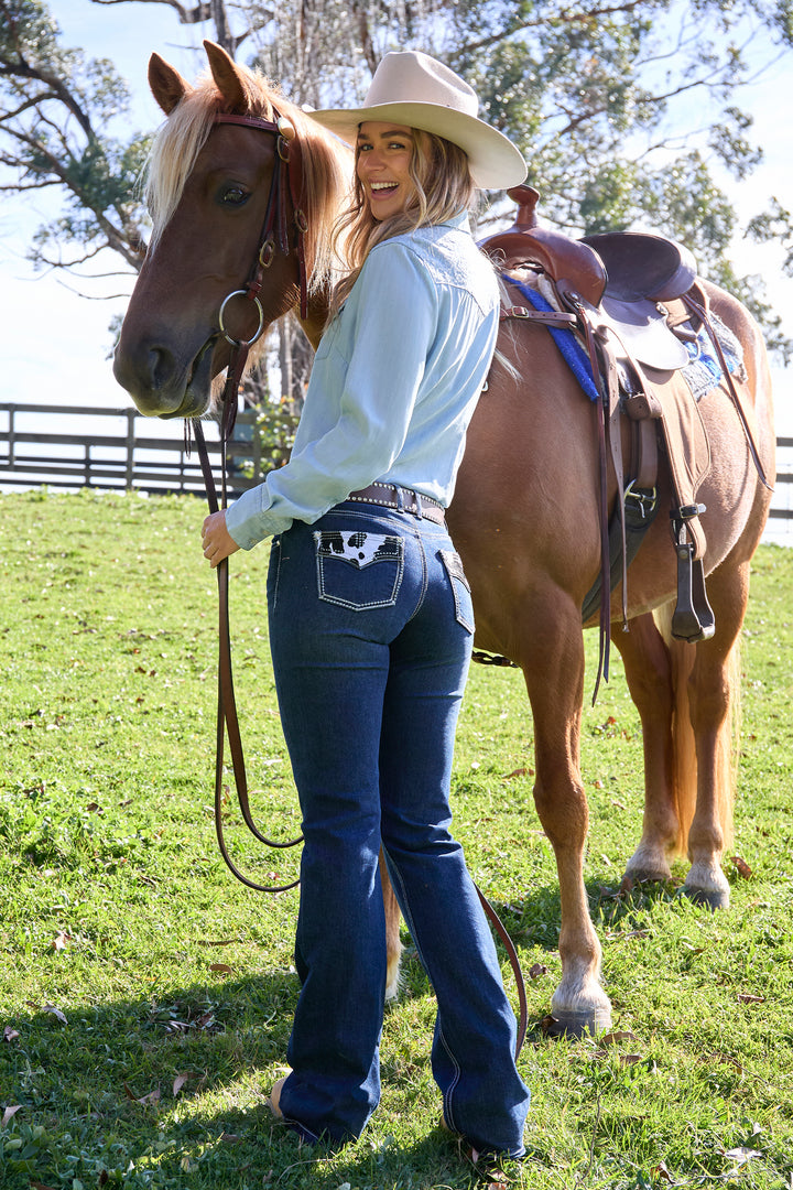 Pure Western - Womens Pia R Rider Jean 36L