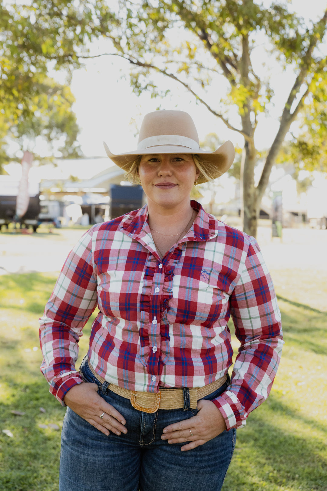 Blackcolt Clothing - Kirby Shirt in Red with blue/green check