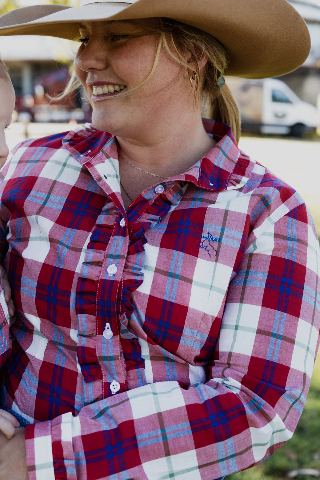 Blackcolt Clothing - Kirby Shirt in Red with blue/green check