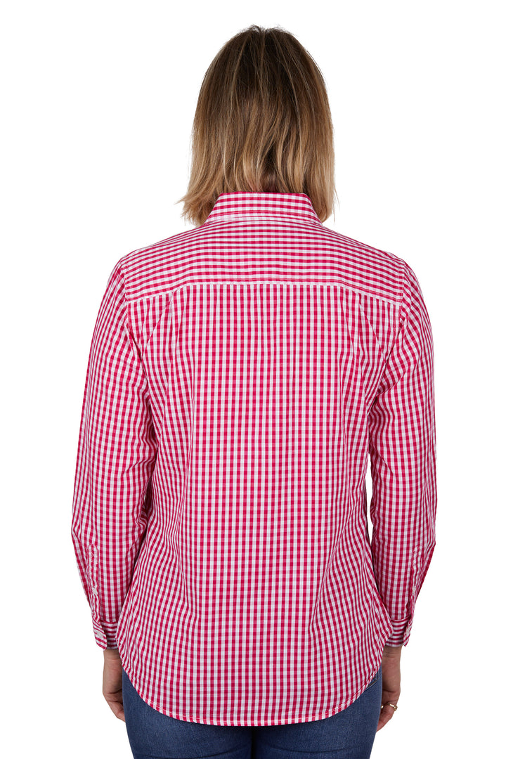 Hard Slog - Women's Dana Half Placket Long Sleeve Shirt