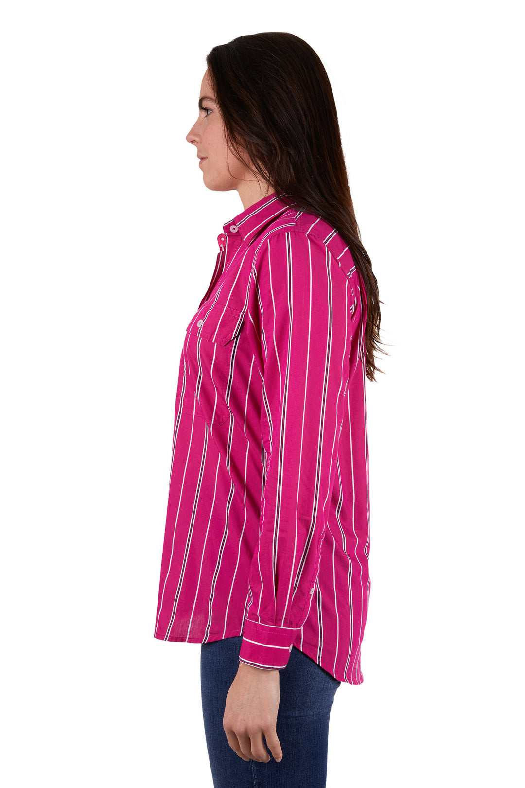 Hard Slog - Women's Adela Half Placket Long Sleeve Shirt