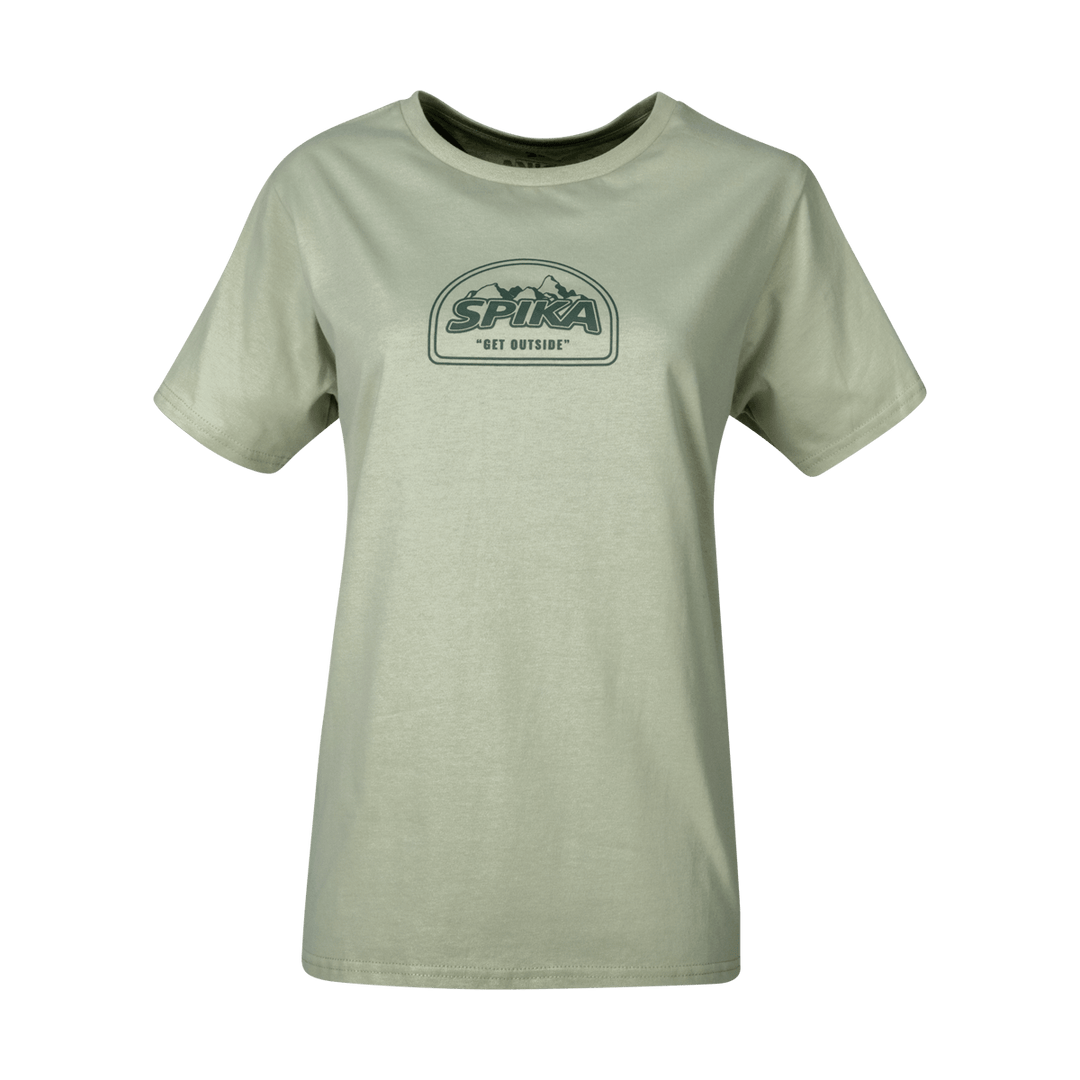 Spika - Womens GO Mountain T Shirt in Mint