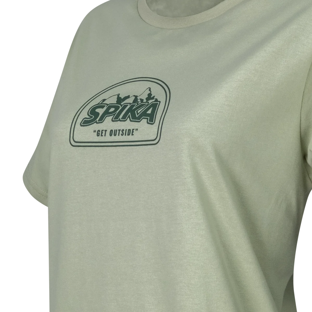 Spika - Womens GO Mountain T Shirt in Mint