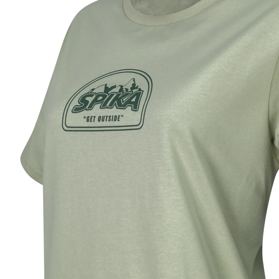 Spika - Womens GO Mountain T Shirt in Mint