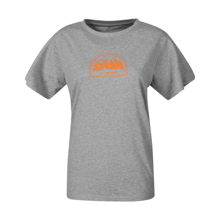 Spika - Womens GO Mountain T Shirt in Grey