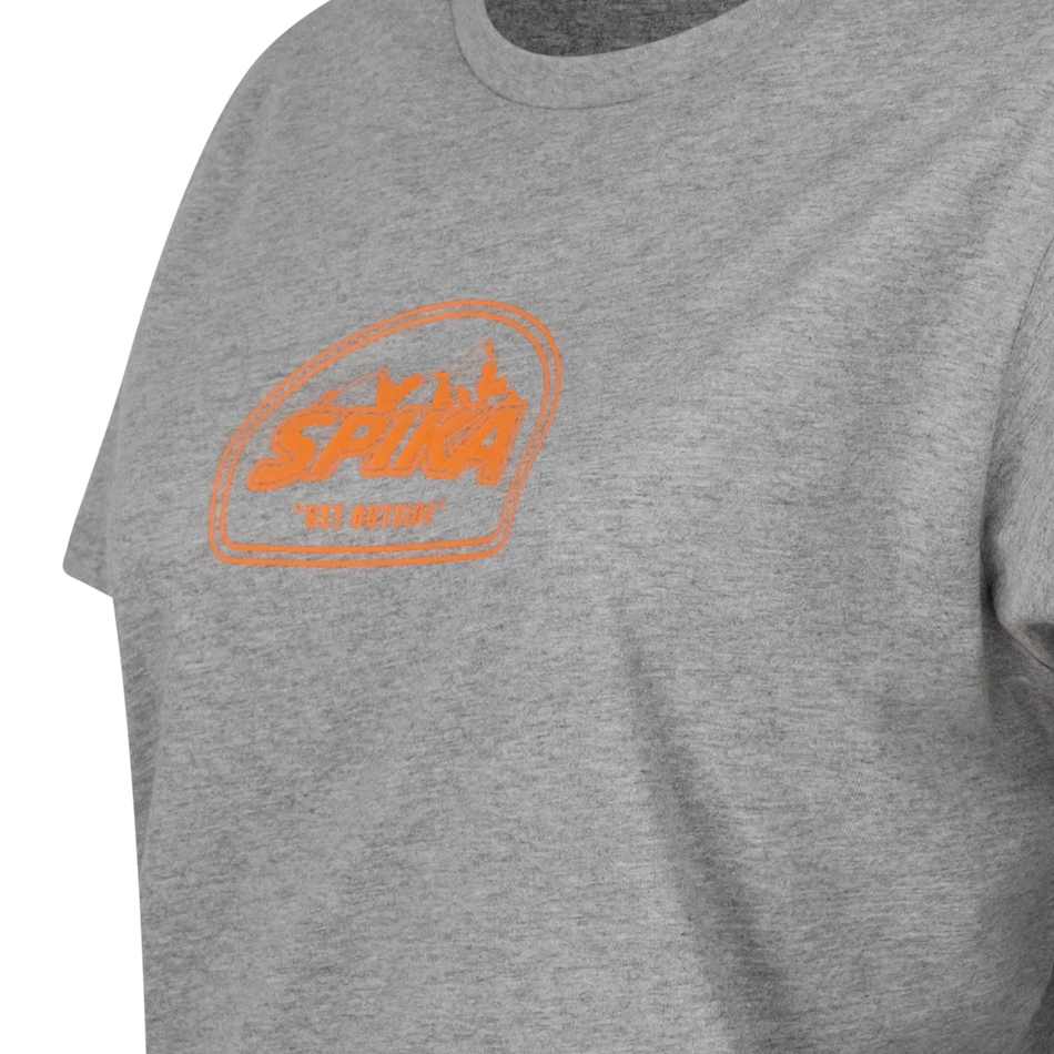 Spika - Womens GO Mountain T Shirt in Grey