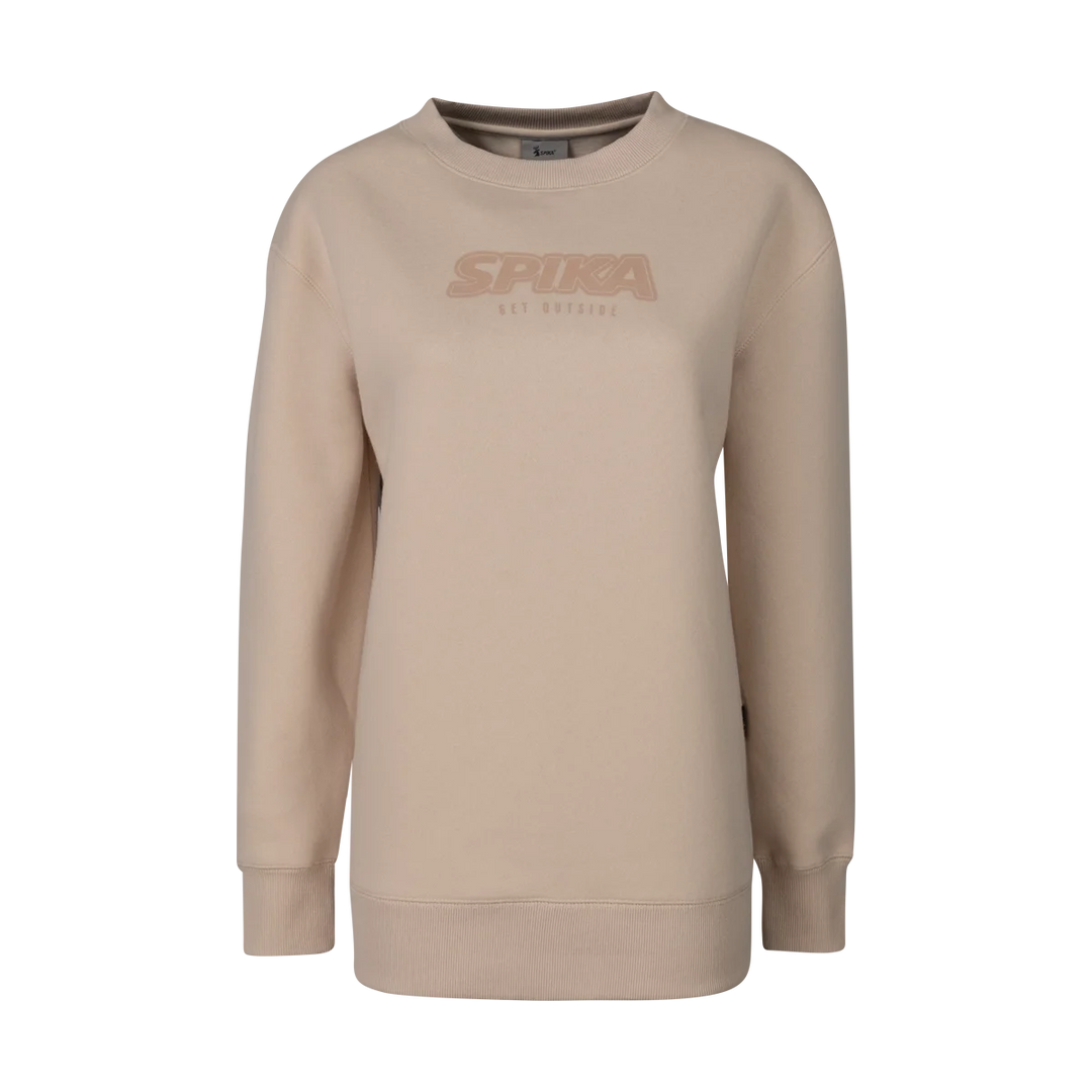 Spika - Ladies GO Mountain Crew Jumper in Stone