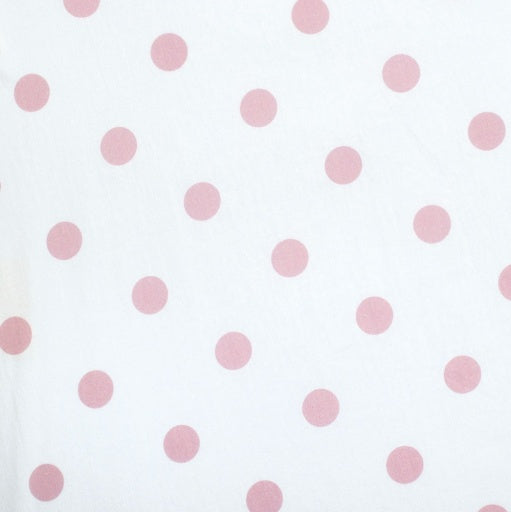 Just Country - Women's Abbey Full Button Print Workshirt in white & blush spots