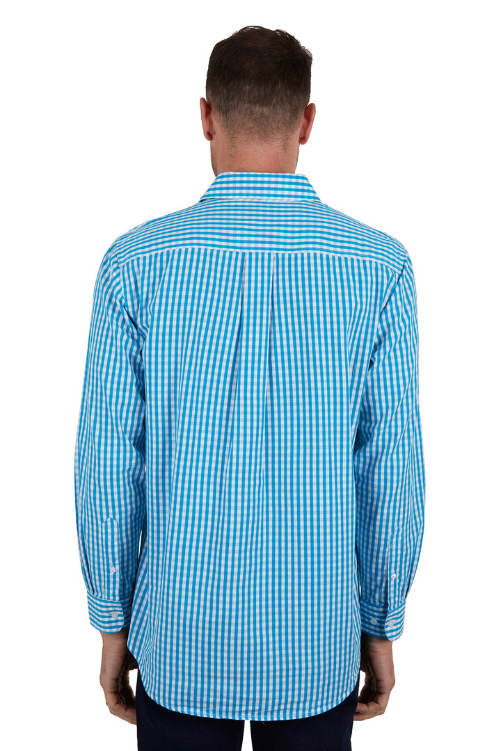 Hard Slog - Men's Alonzo Half Placket Long Sleeve Shirt